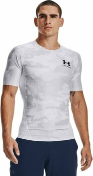 Fitness T-Shirt Under Armour UA HG Isochill White/Black S Fitness T-Shirt - 3