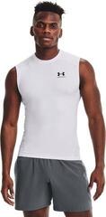 Fitness T-Shirt Under Armour UA HG Armour White/Black S Fitness T-Shirt - 2