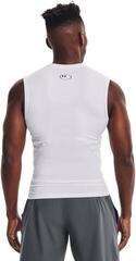 Fitness T-Shirt Under Armour UA HG Armour White/Black S Fitness T-Shirt - 3