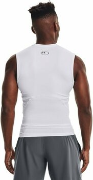 Fitness tričko Under Armour UA HG Armour White/Black XL Fitness tričko - 4