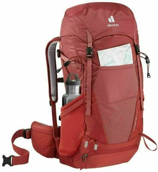 Outdoor Backpack Deuter Futura Pro 34 SL Red Wood/Lava Outdoor Backpack - 7