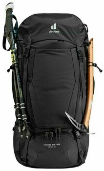 Outdoor Backpack Deuter Futura Air Trek 55+10 SL Black/Graphite Outdoor Backpack - 7