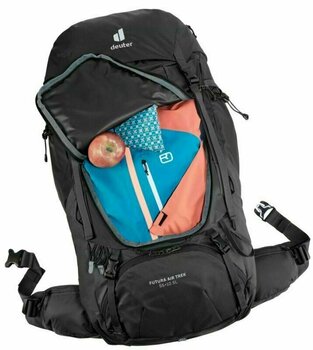 Outdoor Backpack Deuter Futura Air Trek 55+10 SL Black/Graphite Outdoor Backpack - 11