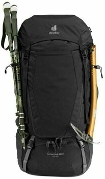 Outdoor Backpack Deuter Futura Air Trek 60+10 Black/Graphite Outdoor Backpack - 7