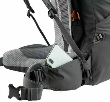 Outdoor Backpack Deuter Futura Air Trek 60+10 Black/Graphite Outdoor Backpack - 9