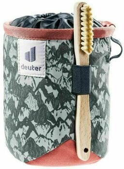 Bag and Magnesium for Climbing Deuter Gravity Chalk Bag I Graphite Mountain/Red Wood 0,8 L Bag and Magnesium for Climbing - 3