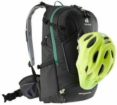 Cycling backpack and accessories Deuter Trans Alpine 24 Black/Turquoise Backpack - 5