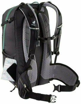 Cycling backpack and accessories Deuter Trans Alpine 24 Black/Turquoise Backpack - 6