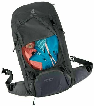Outdoor Backpack Deuter Futura Air Trek 45+10 SL Black/Graphite Outdoor Backpack - 12