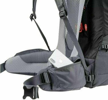 Outdoor Backpack Deuter Futura Air Trek 50+10 Black/Graphite Outdoor Backpack - 8