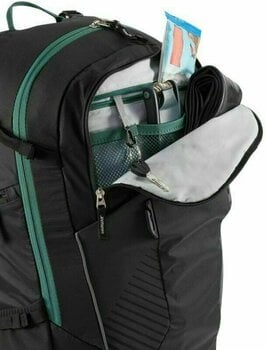 Cycling backpack and accessories Deuter Trans Alpine 30 Black/Turquoise Backpack - 7