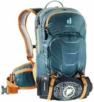 Cycling backpack and accessories Deuter Attack Jr 8 Arctic/Mandarine Backpack - 3