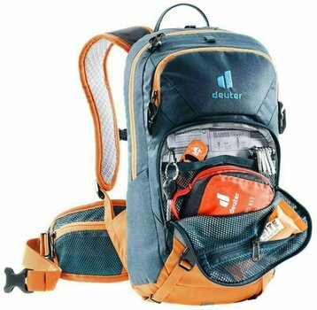 Cycling backpack and accessories Deuter Attack Jr 8 Arctic/Mandarine Backpack - 6