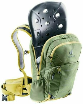 Cycling backpack and accessories Deuter Attack 16 Khaki/Turmeric Backpack - 3