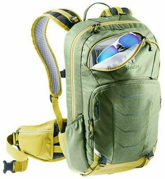 Cycling backpack and accessories Deuter Attack 16 Khaki/Turmeric Backpack - 5