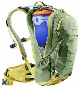 Cycling backpack and accessories Deuter Attack 16 Khaki/Turmeric Backpack - 7