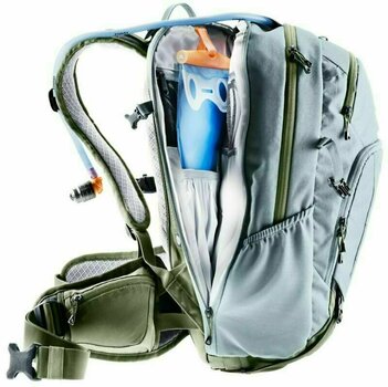 Cycling backpack and accessories Deuter Attack 18 SL Sage/Khaki Backpack - 8
