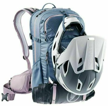 Cycling backpack and accessories Deuter Attack 18 SL Marine/Grape Backpack - 8