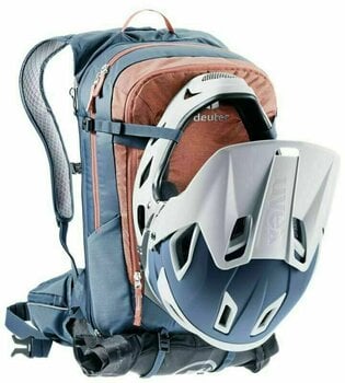 Cycling backpack and accessories Deuter Compact EXP 14 Red Wood/Marine Backpack - 3