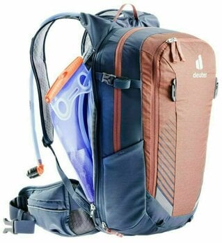 Cycling backpack and accessories Deuter Compact EXP 14 Red Wood/Marine Backpack - 4