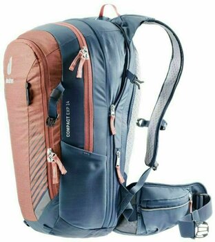 Cycling backpack and accessories Deuter Compact EXP 14 Red Wood/Marine Backpack - 7