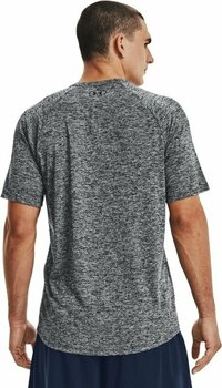 Fitness Μπλουζάκι Under Armour Men's UA Tech 2.0 Short Sleeve Black/Black L Fitness Μπλουζάκι - 4