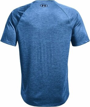 Fitness shirt Under Armour Men's UA Tech 2.0 Short Sleeve Victory Blue/Black S Fitness shirt - 2