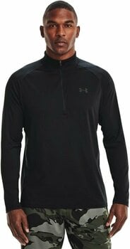 Hættetrøje/Sweater Under Armour Men's UA Tech 2.0 1/2 Zip Long Sleeve Black/Charcoal M - 3