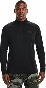 Mikina/Sveter Under Armour Men's UA Tech 2.0 1/2 Zip Long Sleeve Black/Charcoal XL - 3