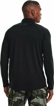 Pulover s kapuco/Pulover Under Armour Men's UA Tech 2.0 1/2 Zip Long Sleeve Black/Charcoal XL - 4
