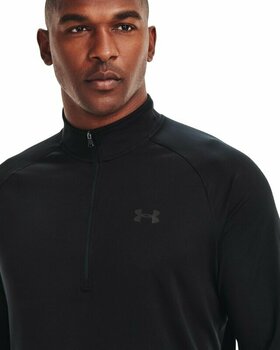 Pulover s kapuco/Pulover Under Armour Men's UA Tech 2.0 1/2 Zip Long Sleeve Black/Charcoal XL - 5