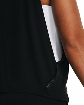 Majica za fitnes Under Armour UA HydraFuse 2-in-1 Black/White/Black XS Majica za fitnes - 5