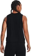 Fitness T-Shirt Under Armour UA HydraFuse 2-in-1 Black/White/Black - 3