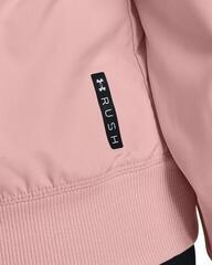Hanorac pentru fitness Under Armour UA Rush Woven Crew Retro Pink/White - 6