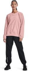 Fitness Sweatshirt Under Armour UA Rush Woven Crew Retro Pink/White - 7