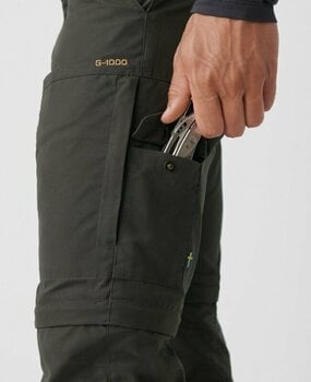 Spodnie outdoorowe Fjällräven Karl Pro Zip-off Dark Grey 50 Spodnie outdoorowe - 5