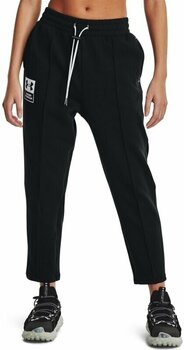 Fitness spodnie Under Armour Summit Knit Black/White/Black S Fitness spodnie - 5