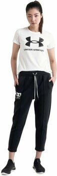 Fitness spodnie Under Armour Summit Knit Black/White/Black M Fitness spodnie - 10