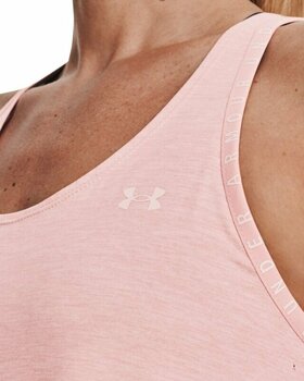 Fitness T-Shirt Under Armour UA Knockout Mesh Back Retro Pink/Retro Pink/Pink Note S Fitness T-Shirt - 5