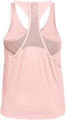 Träning T-shirt Under Armour UA Knockout Mesh Back Retro Pink/Retro Pink/Pink Note L Träning T-shirt - 1