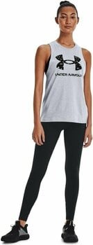 Fitness T-Shirt Under Armour Live Sportstyle Graphic Mod Gray Light Heather/Black M Fitness T-Shirt - 6