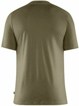 T-shirt de exterior Fjällräven Abisko Wool SS Light Olive XL T-Shirt - 2