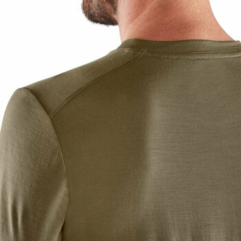 Outdoor T-Shirt Fjällräven Abisko Wool SS Light Olive XL T-Shirt - 3