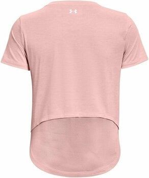 Träning T-shirt Under Armour UA Tech Vent Retro Pink/White 2XL Träning T-shirt - 2