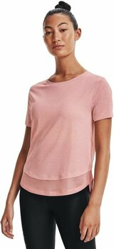 Fitness shirt Under Armour UA Tech Vent Retro Pink/White 2XL Fitness shirt - 3