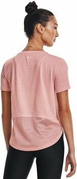 Träning T-shirt Under Armour UA Tech Vent Retro Pink/White 2XL Träning T-shirt - 4