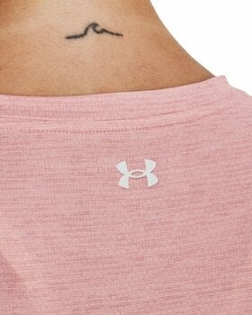 Majica za fitnes Under Armour UA Tech Vent Retro Pink/White 2XL Majica za fitnes - 5