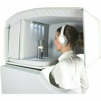 Portable akustische Abschirmung Isovox Mobile Vocal Booth V2 White SET Weiß - 7