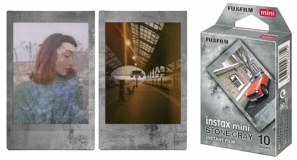 Papier fotograficzny Fujifilm Instax Mini Stone Grey Papier fotograficzny - 3