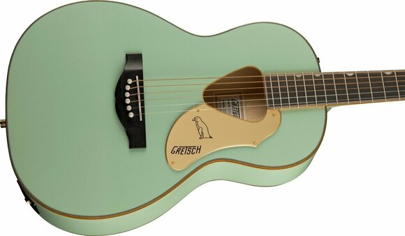Guitarra eletroacústica Gretsch G5021E Rancher Penguin Mint Metallic - 3